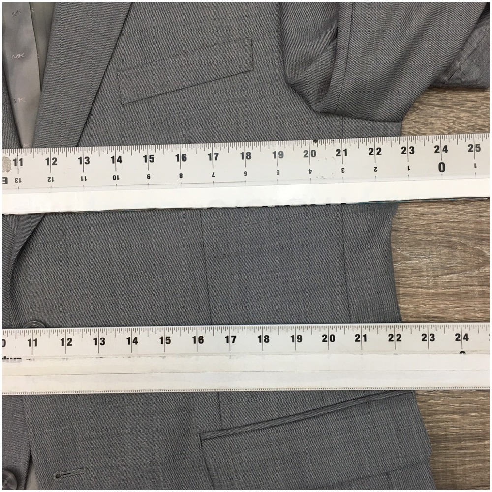 MICHAEL KORS Mens Blazer Sport Coat Casual Jacket Size‎ 44R Classic Wool Suit - Picture 7 of 12